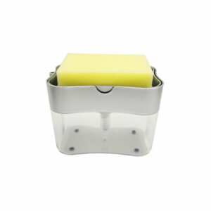Betterlife - Seifenspender Push-Out-Flüssigkeitsspender Küche Spülbürste Scheuerschwamm Automatischer Waschmittelspender,(1 Stück,Zufällige Farbe)