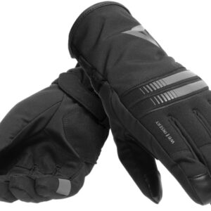 Dainese Plaza 3 D-Dry Damen Motorrad Handschuhe, schwarz-grau, Größe S, schwarz-grau, Größe S