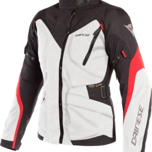 Dainese Tempest 2 Lady D-Dry Hell Grau Schwarz Rot 38