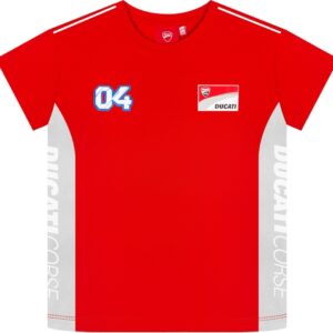 GP-Racing Ducati 04 Contrast Sides Kinder T-Shirt, rot, Größe 4 - 6, rot, Größe 4 - 6