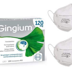 Gingium 120mg + FFP2 Masken Set