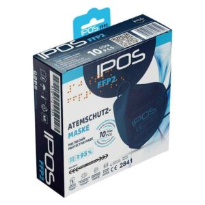 IPOS FFP2-Atemschutzmaske blau