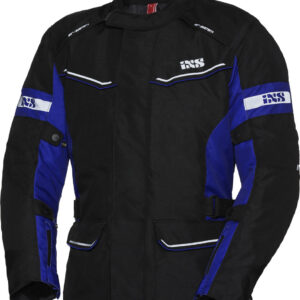 IXS Tour Evans-ST Damen Motorrad Textiljacke, schwarz-blau, Größe M, schwarz-blau, Größe M