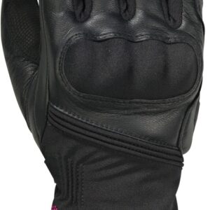 Ixon Pro Rescue Damen Winter Motorradhandschuhe, schwarz-pink, Größe M, schwarz-pink, Größe M