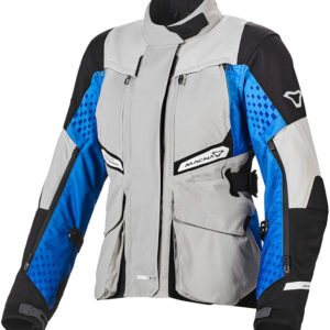 Macna Fusor Damen Motorrad Textiljacke, grau-blau, Größe 2XL, grau-blau, Größe 2XL
