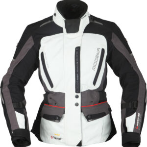 Modeka Viper LT Damen Motorrad Textiljacke, schwarz-grau, Größe 36, schwarz-grau, Größe 36