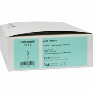 PERISTEEN Anal Tampon gross 1451 20 St Tampon