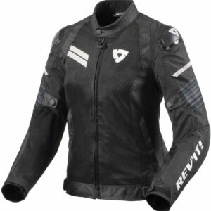 Revit Apex Air H2O Damen Motorrad Textiljacke, schwarz-weiss, Größe 36, schwarz-weiss, Größe 36