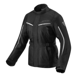 Revit Voltiac 2 Damen Motorrad Textiljacke, schwarz-silber, Größe 38, schwarz-silber, Größe 38