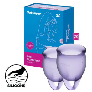 Satisfyer Feel Confident - Menstrual Cup Set, 15&20ml
