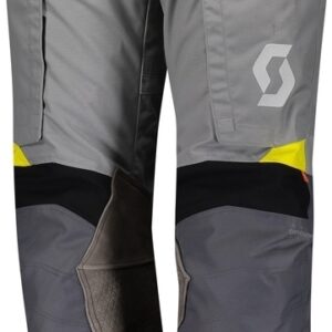 Scott Dualraid Dryo Damen Motorrad Textilhose, grau-gelb, Größe 40, grau-gelb, Größe 40