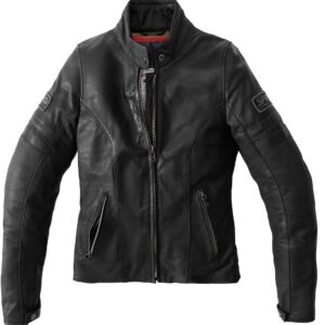 Spidi Vintage Damen Motorrad Lederjacke, schwarz, Größe 38, schwarz, Größe 38