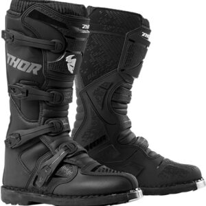 Thor Blitz XP Motocross Stiefel, schwarz, Größe 42 für Frauen, schwarz, Größe 42