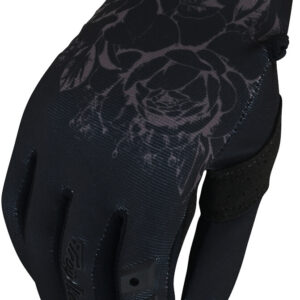 Troy Lee Designs GP Floral Damen Motocross Handschuhe, schwarz-lila, Größe M, schwarz-lila, Größe M