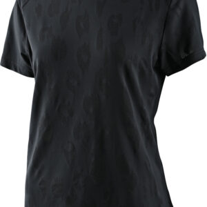 Troy Lee Designs Lilium Jacquard Kurzarm Damen Fahrrad Jersey, schwarz, Größe XS, schwarz, Größe XS