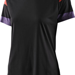 Troy Lee Designs Lilium Rugby Damen Kurzarm Fahrrad Jersey, schwarz-mehrfarbig, Größe XS, schwarz-mehrfarbig, Größe XS