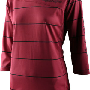 Troy Lee Designs Mischief Pinstripe Damen Fahrrad Jersey, rot, Größe XS, rot, Größe XS