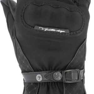 VQuattro Azzura Gore-Tex 2-1 Damen Motorradhandschuhe, schwarz, Größe S, schwarz, Größe S