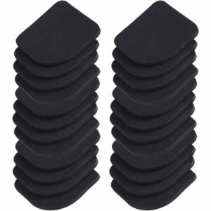 Litzee - Anti-Vibrations-Pads Kissen für Waschmaschine Schalldämmmatte Universal-Antirutschmatte Gummi-Schutzmatte Silent Pads Vibrationsdämpfer für