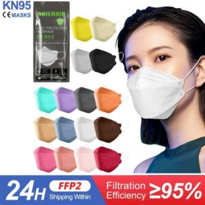KN95 Mask Morandi FFP2mask Adult 4 Layers Filter Mascarillas FPP2 Negra Approved Face Masks FFP2 Respirator FP2 Masque маска CE