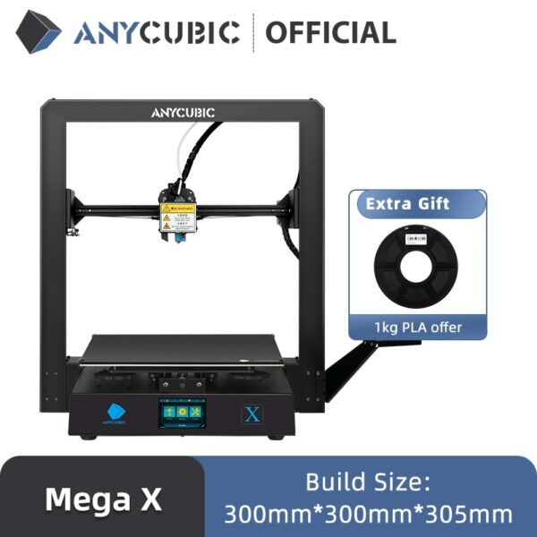 ANYCUBIC Mega X 3D Drucker Mit 300*300*305mm Große Druck Größe Meanwell Netzteil Mega Serie FDM 3D