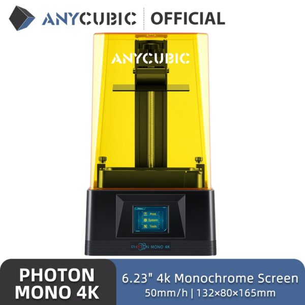 ANYCUBIC Photon Mono 4K LCD UV Harz 3D Drucker High-Speed 3D Druck 6.23 "4K Monochrome bildschirm