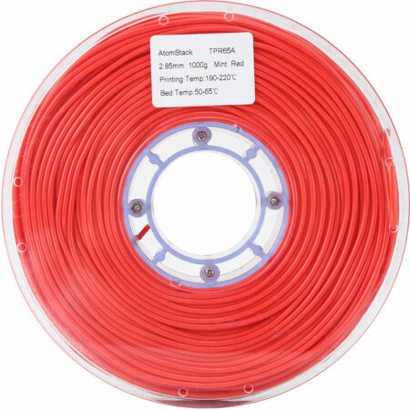 Atomstack - 2,85-mm-TPR-Filament-3D-Drucker-Verbrauchsmaterialien, ausschließlich für Cambrian Pro 3D-Drucker (rot)