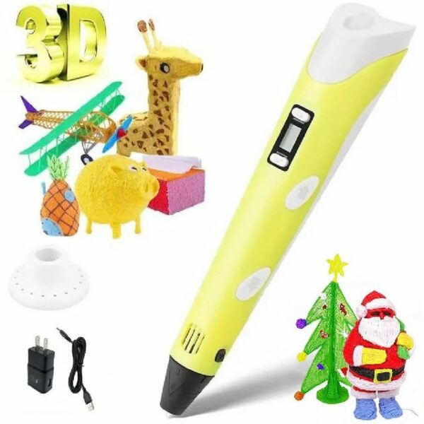 Blusmart 3D-Drucker-Stift 3D Drucker Stift Set, Mit PLA 1,75mm Filament Spielzeug, Kinder-Malstift-Graffiti-Set Handgemachtes DIY-Geschenk