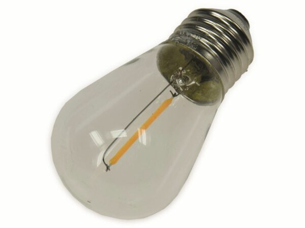 CHILITEC Ersatz Filament-Lampe, E27, 12V, 0,8W