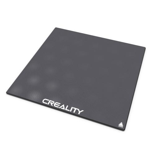 Creality Bett aus gehärtetem Glas für 3D-Druckerplattform, beheizte Glasplatte, Baufläche 220 x 220 mm, mit 4 Glasclips, 4 mm, Ultrabase für CR-X/CR-10S Pro/CR-10S Pro V2/CR-10 V2 3D-Drucker