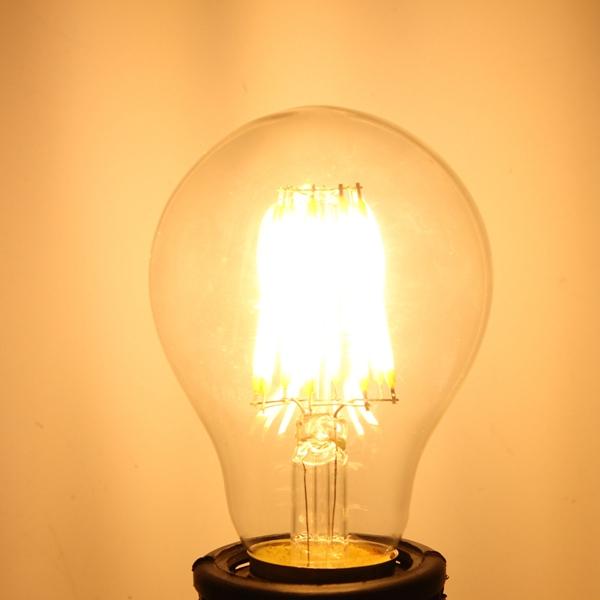E27 A60 LED 8 W COB Edison Retro-Filament Hellweiß / Warmweiß Wolframkugel-Glühlampe AC 220V