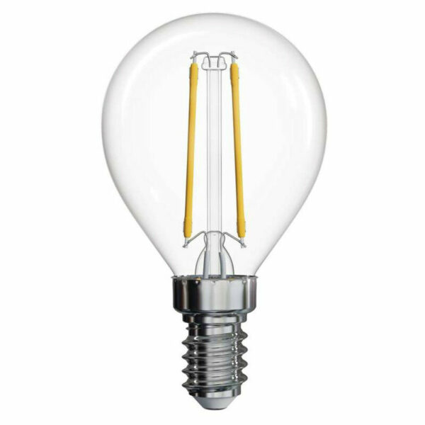 LED-Glühbirne mini Globe Filament E14 warmweiß 2 w