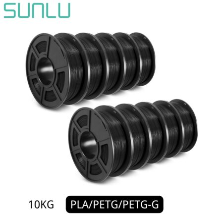 SUNLU PLA Filament 10KG 3D Drucker Filament PETG 10KG 1KG/Roll 1,75 MM -/+ 0,02 MM Filament PLA