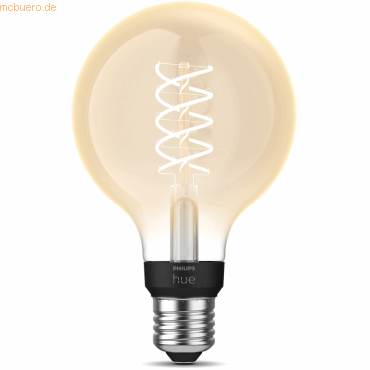 Signify Philips Hue White E27 Filament Globe G93 550lm