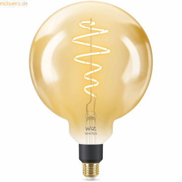 Signify WiZ Filament 40W E27 XL-Globeform G200 Amber Einzelpack