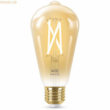 Signify WiZ Filament 50W E27 Edison Amber PF Box Doppelpack