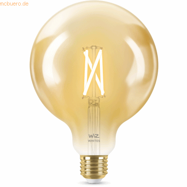 Signify WiZ Filament 50W E27 Globeform G125 Amber Einzelpack