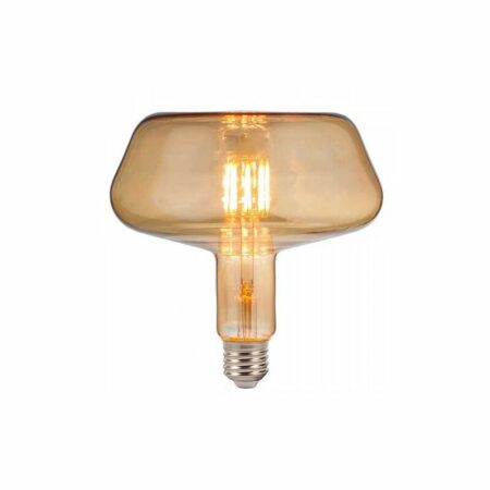 V-TAC VT-2153 Giant LED-Lampe 8W Filament E27 xl T180 Bernsteinglas warmweiß 1800K - SKU 212790 - Bernstein