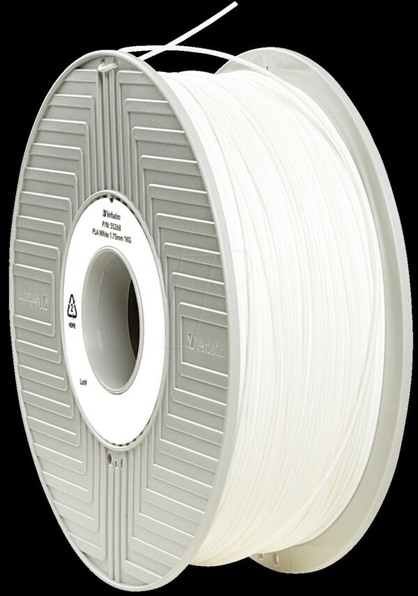 Verbatim - Weiß, RAL 9003 - 1 kg - m 335 - PLA-Filament (3D) (55315)