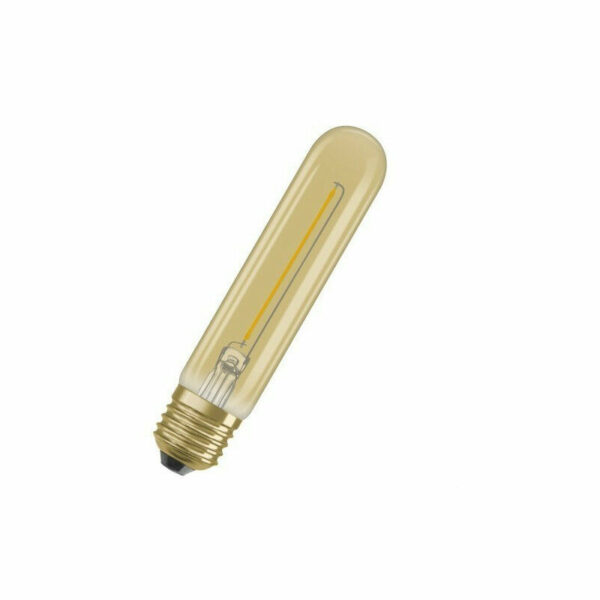 LED-Lampe vintage 1906 tubular 20 E27 Filament gold 2,8W 200lm 2400K 15000h Osram