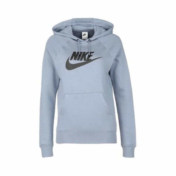 Nike Sportswear Essential Fleece Hoodie Damen - blau-M