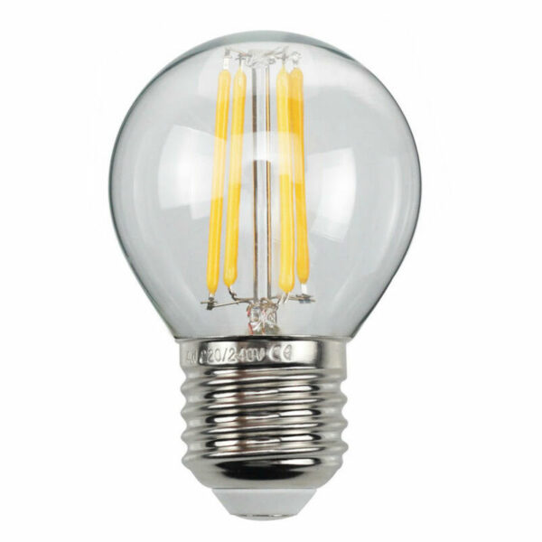 Watt G45-LED-Glühbirne mit klarem Filament, E27-Sockel (220 v)