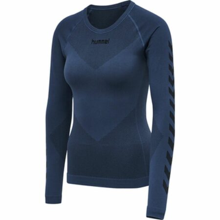 hummel First Seamless Langarm Shirt Damen - dunkelblau -XL/2XL