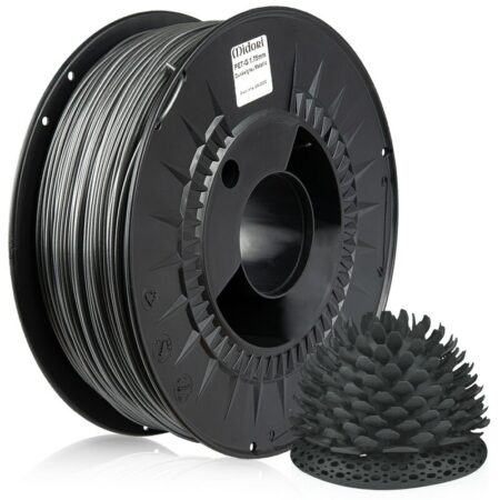 10 x MIDORI® 3D Drucker 1,75mm PETG Filament 1kg Spule Rolle Premium Dunkelgrau Metallic - Dunkelgrau Metallic