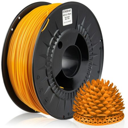 20 x MIDORI® 3D Drucker 1,75mm PETG Filament 1kg Spule Rolle Premium Signalgelb RAL1003 - Signalgelb