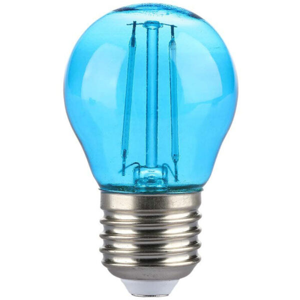LED-Glühbirne E27 2W G45 Filament Farbe Blau - V-tac
