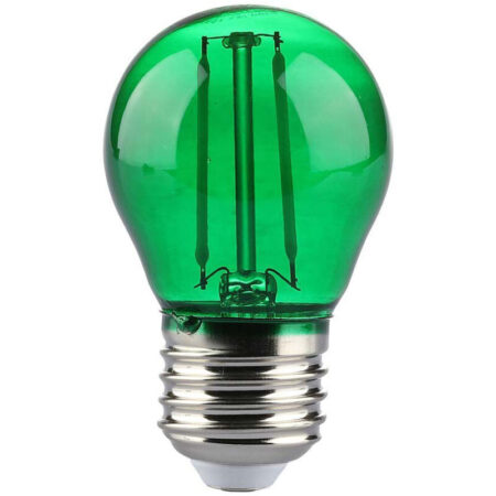 LED-Glühbirne E27 2W G45 Filament Farbe Grün - V-tac