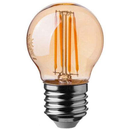 LED-Glühbirne E27 4W G45 Filament Amber 2200K - V-tac