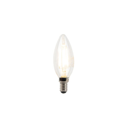 Luedd - E14 dimmbare led Filament Kerzenlampe B35 3W 250 lm 2700K - Transparent
