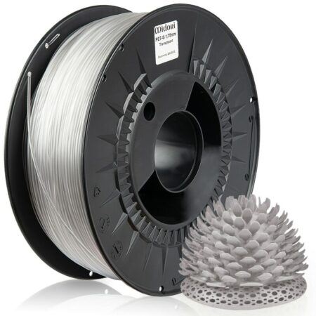 Midori - 10 x ® 3D Drucker 1,75mm petg Filament 1kg Spule Rolle Premium Transparent - Transparent